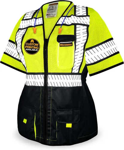 Vista 9 de KwikSafety SHERIFF & SPECIALIST Chaleco de seguridad para mujer Clase 2 ANSI OSHA
