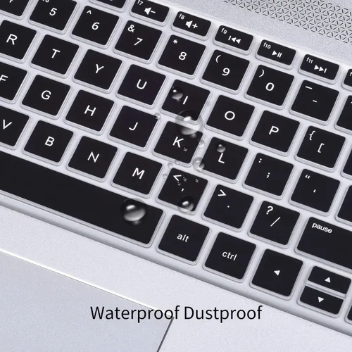 Vista 4 de Cubierta de teclado para portátil HP 15.6 15-dw 15-dy 15-da/db 15-ef 15-bs/bw 15-dy5033dx dy5073dx dy2073dx dy5399nr dy5599nr 15-dw4047nr Negro