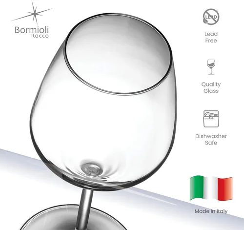 Vista 5 de Juego de 4 copas de restaurante, de Bormioli Rocco, Vino blanco, Cristal