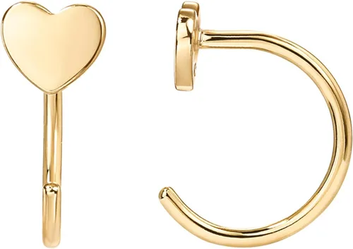 Vista 24 de PAVOI - Aretes de media aro de plata esterlina 925 Pendiente hipoalergénico minimalista pequeño para cartílago