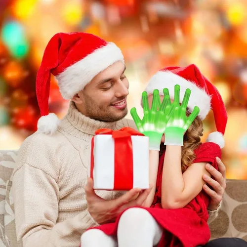Vista 6 de VICSPORT Juguetes para niños, guantes LED de 12 colores, regalos para niños y niñas de 6 a 12 años, rellenos de calcetines para niños, adolescentes
