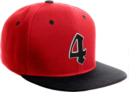 Vista 1236 de Daxton Gorra clásica con visera de billete plano con letras del alfabeto inglés antiguo de la A a la Z