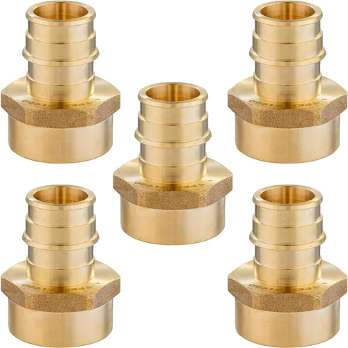 Vista 15 de 10 unidades HeSun 1/2" Pex A Expansión x 1/2" Hembra NPT Drop Ear Elbow