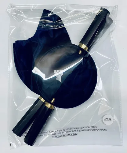 Vista 3 de JWG Industries Velveteen - Bolsa de ofrenda religiosa azul para iglesia (2 unidades)