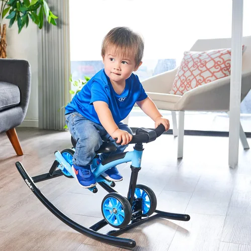 Vista 2 de Mobo Cruiser Wobo - Caballo mecedor y bicicleta de equilibrio para bebé, 5 pulgadas
