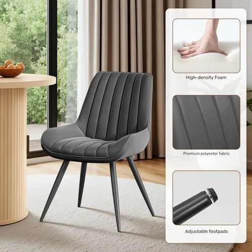 Vista 50 de Miereirl Moderno juego de comedor de 5 piezas para mesa redonda de madera de 4,31.5 pulgadas con estante de almacenamiento semiabierto y puerta