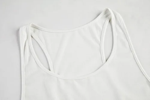Vista 4 de Camisetas sin mangas de algodón para hombre, ajuste seco, gimnasio, culturismo, entrenamiento, fitness, muscular, camisetas sin mangas