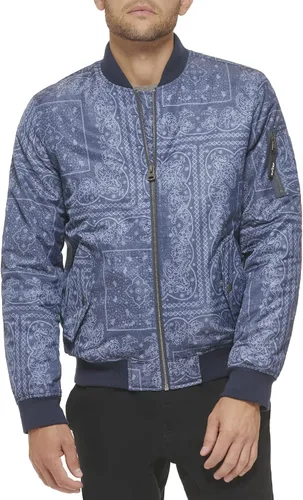 Vista 19 de Levi's MA-1 Flight chamarra satinada sin relleno para hombre