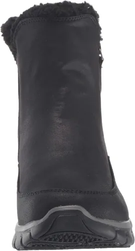 Vista 2 de Skechers Synergy-Botas cortas con cremallera de un cuarto para mujer con ribete Sherpa Snow, Nieve, 6-11