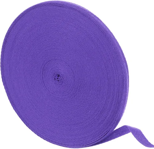 Vista 69 de uxcell Cinta de sarga de algodón de 50 yardas, cinta de espiga de 3/8 pulgadas para coser ropa, manualidades (azul)