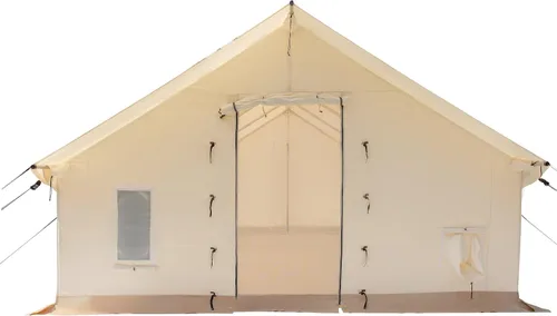 Vista 8 de WHITEDUCK Alpha Pro - Tienda de campaña de lona impermeable para 4 estaciones, para acampar y cazar, con marco de aluminio resistente, ideal