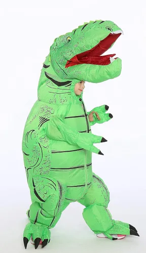 Vista 8 de FUNNY COSTUMES T-Rex - Disfraz de dinosaurio para niños talla 4-12