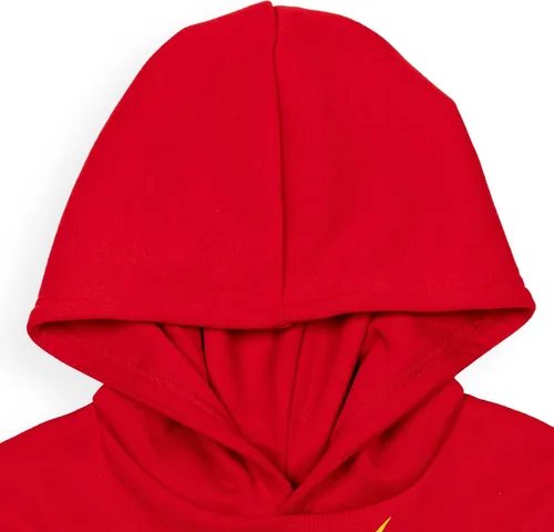 Vista 2 de DC Comics Justice League Superman Batman The Flash - Sudadera con capucha de forro polar para niños pequeños a grandes