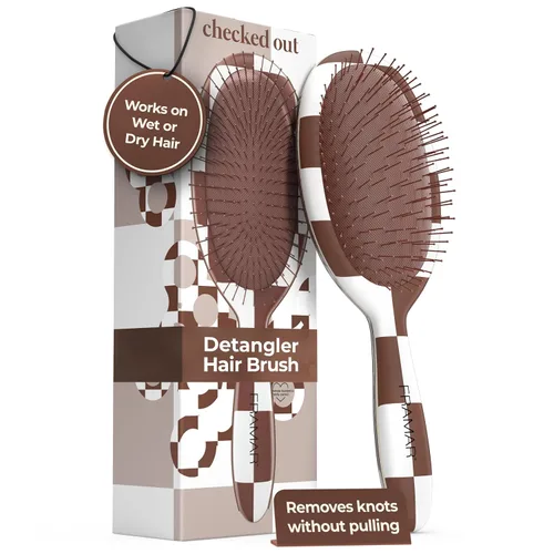 Vista 9 de Framar Cepillo desenredante para cabello rizado – Cepillos para el cabello para mujeres, desenredante húmedo, cepillo para cabello húmedo