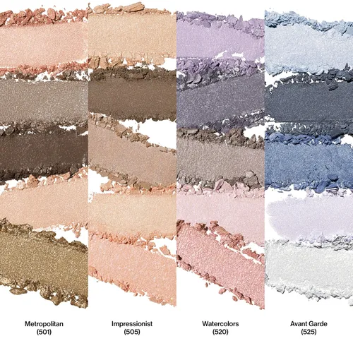 Vista 6 de REVLON PhotoReady Kit de contorno de ojos, paleta de sombras de ojos con 5 tonos húmedos/secos y aplicador de pincel de doble extremo, Avant Garde