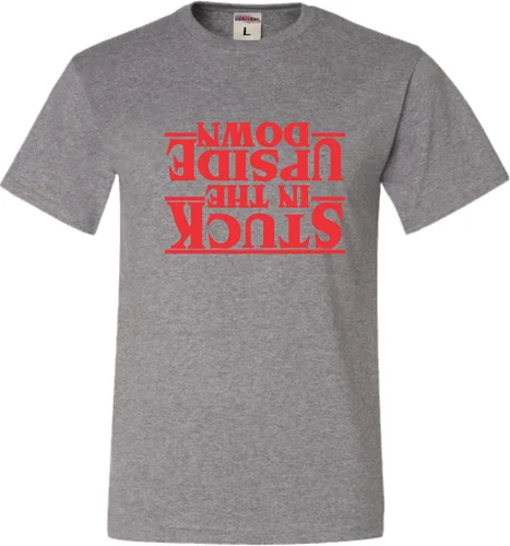 Vista 51 de Go All Out Camiseta para adultos Stuck in The Upside Down