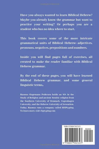 Vista 2 de Biblical Hebrew Grammar Workbook Adjectives, Pronouns, Negatives and more. (Biblical Hebrew for Beginners)