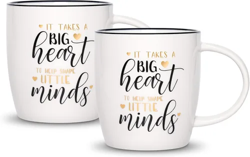 Vista 10 de ELEGANTPARK Regalos para Maestros para Regalos de Agradecimiento a Maestros para Mujeres Taza de Café Cumpleaños San Valentín Graduación Acción