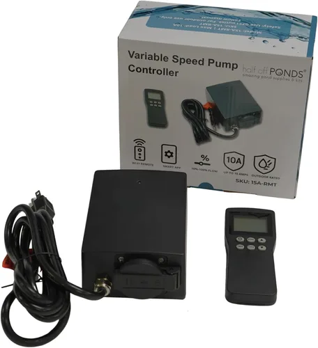 Vista 3 de Half Off Ponds Controlador de bomba de velocidad variable Wi-Fi Control remoto Wi-Fi y aplicación Bluetooth, temporizador programable, ajusta
