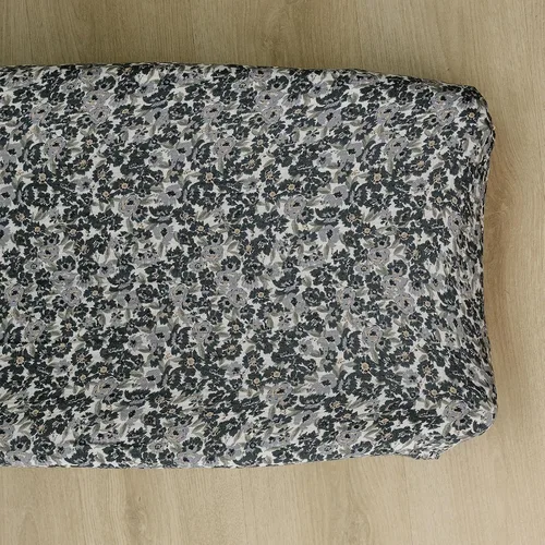 Vista 9 de Mebie Baby Funda para cambiador, flor de otoño, 100% muselina de algodón para cambiador, funda para bebé niño y niña, fundas de decoración