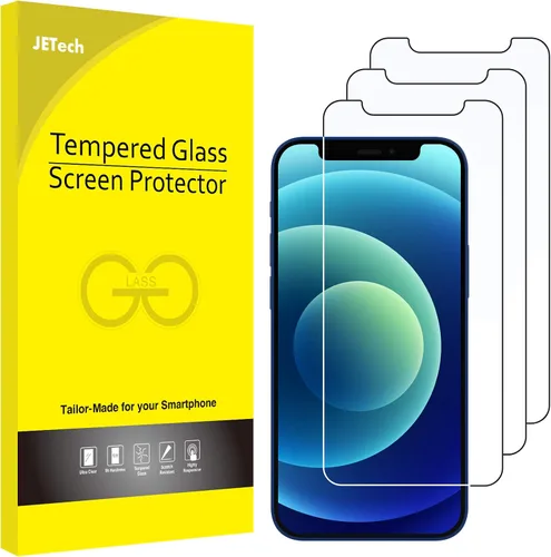 Vista 21 de JETech Protector de pantalla de cobertura completa para iPhone 12 Pro Max