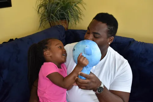 Vista 7 de Celestial Buddies Neptune Buddy Peluche suave de 10 pulgadas, características bordadas, etiqueta de datos divertidos sobre planetas para niños