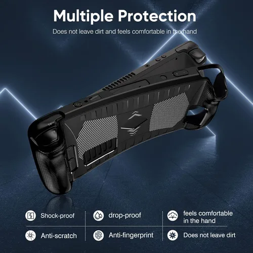 Vista 2 de Funda protectora de silicona para cubierta de vapor, juego 2 en 1, cubierta de vapor con cubierta de vapor resistente a los arañazos, protector