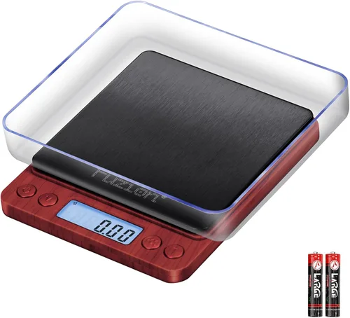 Vista 13 de Fuzion Báscula digital de gramos, precisión de 0.0004 oz, báscula digital de joyería de 17.64 oz Negro