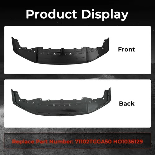Vista 3 de KARPAL Rejilla de parachoques inferior para Honda Civic 71102TGGA50 HO1036129 2017-2021