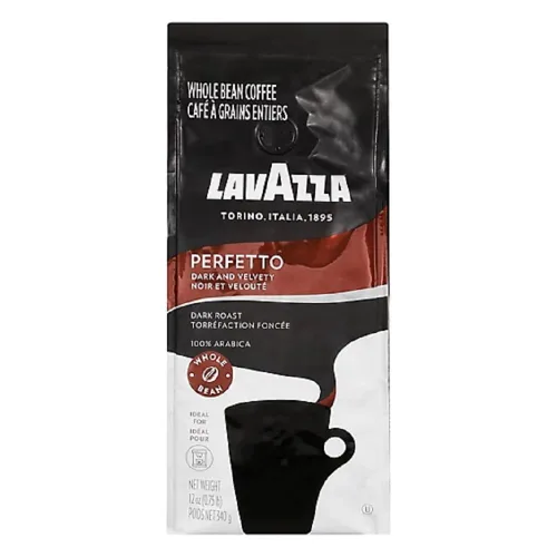 Vista 3 de Lavazza House Blend Perfetto - Bolsa de café en grano entero de 12 onzas, tostado medio, cuerpo completo, intensidad 3/5, 100% arábica, ideal