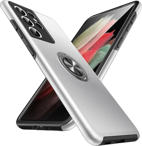 Vista 41 de Anqrp Funda para Samsung Galaxy A53 con soporte de anillo, color negro
