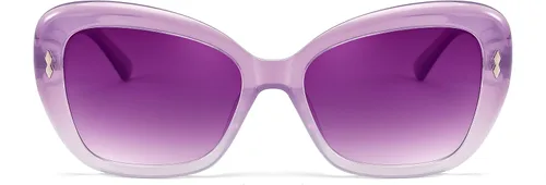 Vista 3 de FEISEDY Gafas de sol para mujer, Vintage Square Cat Eye Gafas de sol, protección UV lente gradiente B9121