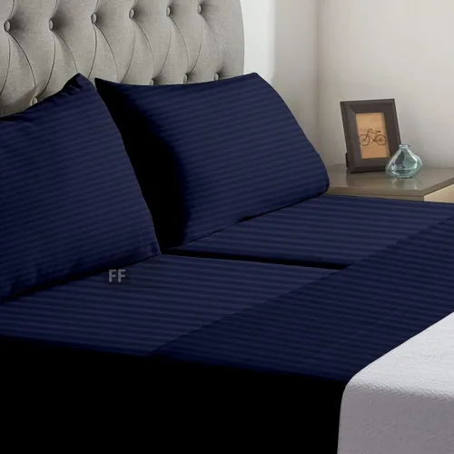 Vista 15 de Juego de sábanas para cama ajustable, tejido de satén suave, 400 hilos, 100% algodón egipcio, 5 piezas con 2 sábanas bajeras, juego de sábanas de 25