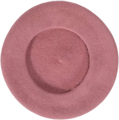 Vista 41 de ZLYC - Boina francesa de lana unicolor para mujeres y niñas