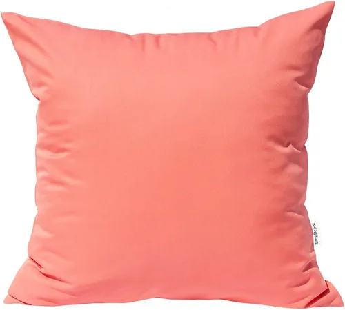 Vista 20 de TangDepot Fundas de almohada sólidas de seda sintética duradera, fundas de almohada cuadradas decorativas, fundas de almohada para interiores y Azul