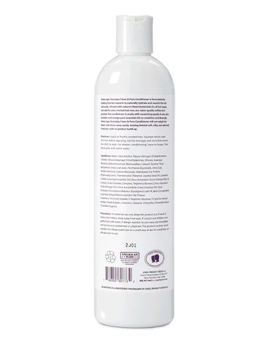Vista 2 de SalonLogic Acondicionador limpio y puro para uso diario, lavanda, productos de calidad de salón, con aroma natural, repara el cabello dañado