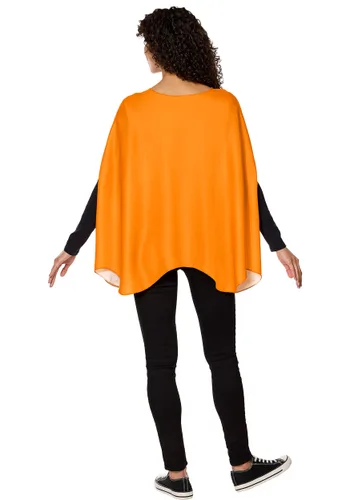 Vista 2 de Disfraz de Poncho PAC-MAN Adulto Clyde Multicolor