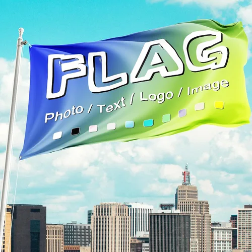 Vista 8 de Bandera personalizada de 2 x 3 pies, banderas personalizadas para exteriores, haz tu propio logotipo, foto, imagen, texto, banderas de jardín