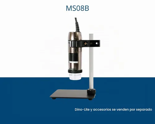 Vista 5 de Dino-Lite MS08B - Soporte de mesa portátil compacto, ajustable, 3.9" x 2.9" x 5.7