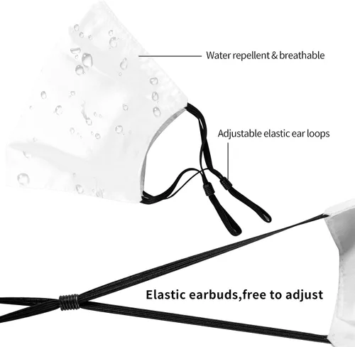 Vista 5 de Máscara facial unisex de moda para parejas, lavable, reutilizable, para exteriores, cubierta facial ajustable