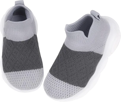 Vista 128 de Zapatos de bebé Pantuflas para niños pequeños, calcetines para niños y niñas, suela antideslizante