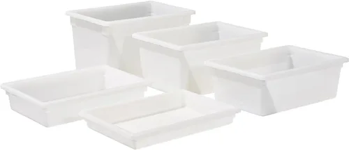 Vista 5 de Winco Caja de almacenamiento de alimentos comercial/totalizador para restaurante, 12 "x 18" x 3