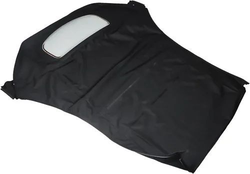 Vista 3 de Oxford superior suave convertible negro con ventana de cristal reemplazo para Beetle 2003-2010