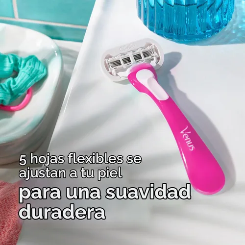 Vista 3 de Gillette Venus Maquinillas de afeitar desechables verdes extra suaves para mujer, 2
