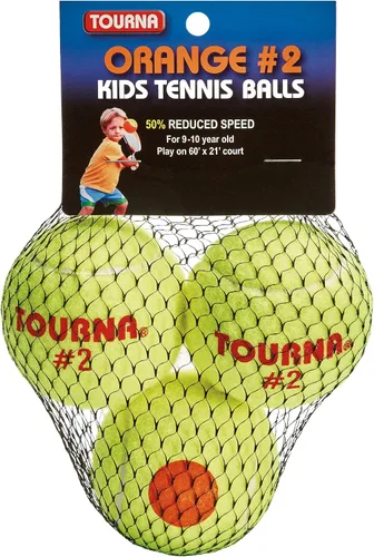 Vista 8 de Tourna Orange Dot - Pelotas de tenis de baja compresión