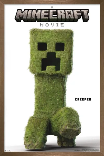 Vista 12 de A Minecraft Movie - Póster de pared de la serie Creeper, 34 pulgadas de largo x 22.4 pulgadas de ancho, versión sin marco