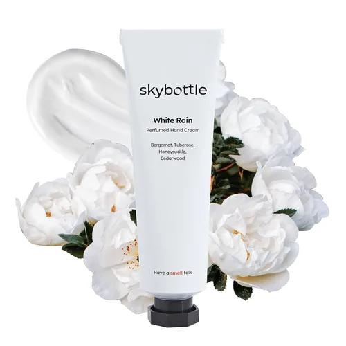 Vista 11 de Skybottle Crema de manos, manteca de karité y ácido hialurónico, jazmín y almizcle, 1.7 onzas Moisturizing care for dry hands, Fast-absorbing