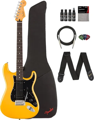 Vista 14 de Fender Player II Modified Stratocaster - Paquete de atardecer con bolsa de concierto, correa, cable, paquete de 3 púas y kit de limpieza de guitarra