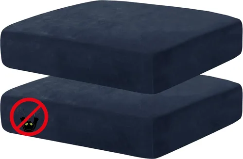 Vista 97 de MAXIJIN Fundas de cojín elásticas de terciopelo para sofá, funda de cojín suave de repuesto para sofá de dos plazas, protector de asiento