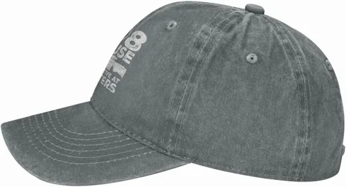 Vista 4 de Funny Hat 308 Because Rocks Not Effective at 700 Meters Sombrero para hombres Gorra de béisbol Sombreros de moda